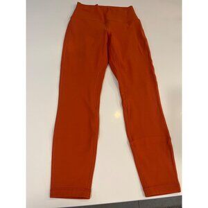 Lululemon Rust Orange High-Waisted Full-Length Leggings Womens Size S